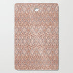 Abstract boho geometric tribal - terracotta Cutting Board Gallery Image 1