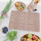 Abstract boho geometric tribal - terracotta Cutting Board Gallery Image 2