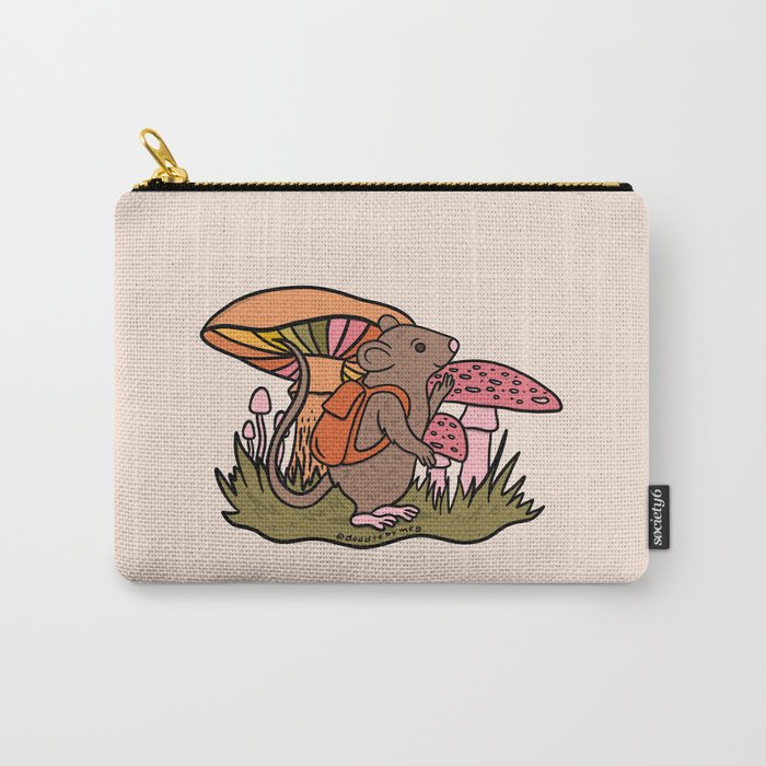 Rat With a Backpack Carry All Pouch Gallery Image 1