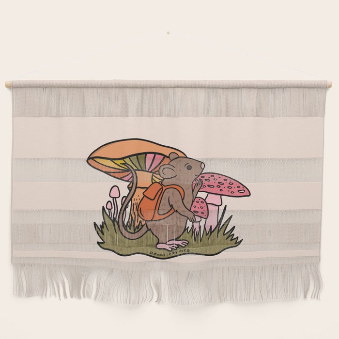 Rat With a Backpack Wall Hanging Gallery Image 1