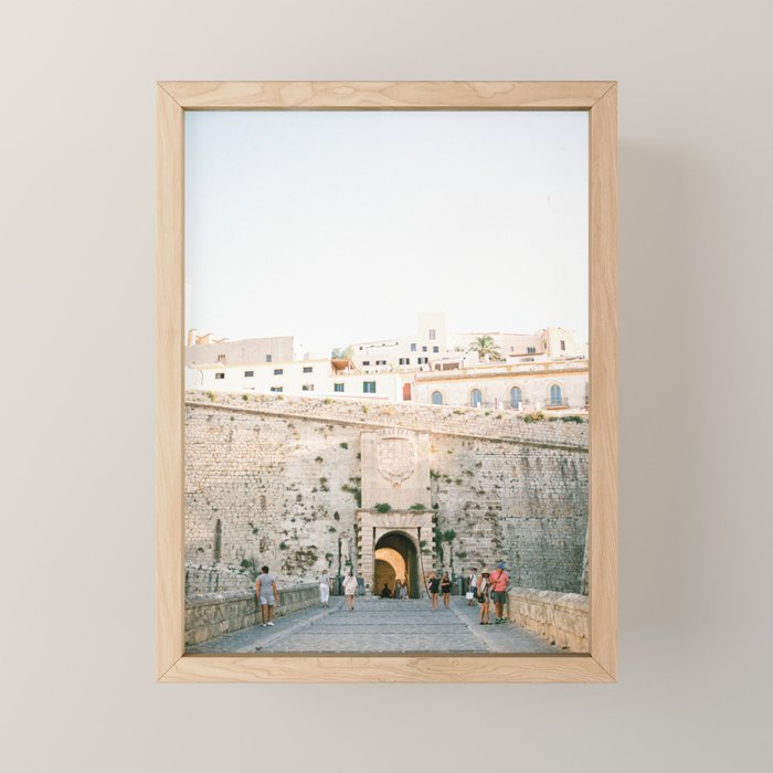Ibiza on Film Travel photography âEntrance Eivissa Mini Art Print Gallery Image 1