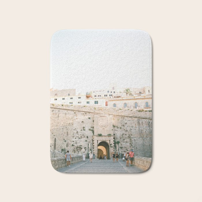 Ibiza on Film Travel photography âEntrance Eivissa Bath Mat Gallery Image 1