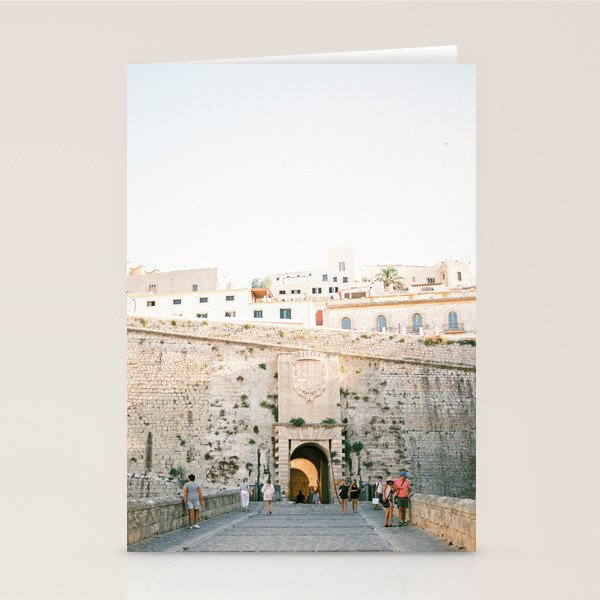 Ibiza on Film Travel photography âEntrance Eivissa Stationery Card Gallery Image 1