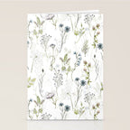 Wildflowers Meadow Botanical Flower Garden  Stationery Card Gallery Image 2