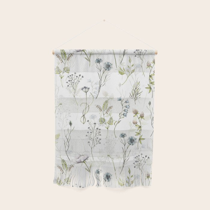 Wildflowers Meadow Botanical Flower Garden  Wall Hanging Gallery Image 1