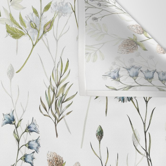 Wildflowers Meadow Botanical Flower Garden  Wall Tapestry Gallery Image 3
