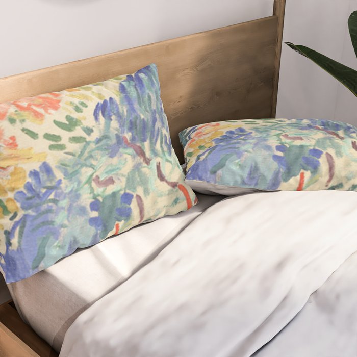 Landscape at Collioure by Henri Matisse, 1905 Pillow Sham Gallery Image 2