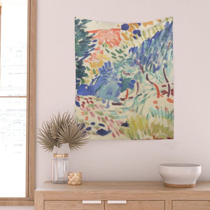 Landscape at Collioure by Henri Matisse, 1905 Wall Tapestry Gallery Image 2