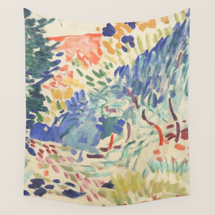 Landscape at Collioure by Henri Matisse, 1905 Wall Tapestry Gallery Image 4