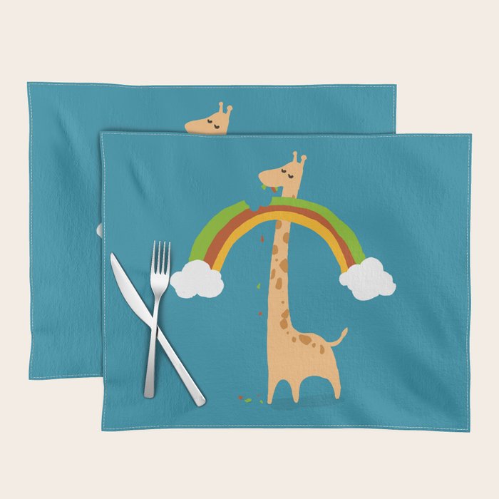 Taste of Happiness Rainbow Placemat Gallery Image 1