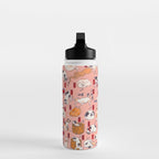 Vintage Japanese Woodblock Print Kuniyoshi Ukiyo-e Cats Showing The Fifty Three Stations Of The Tokaido Water Bottle Gallery Image 3