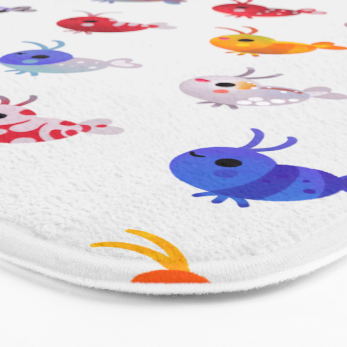 Freshwater shrimp - name Bath Mat Gallery Image 3