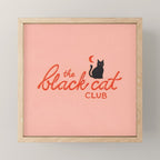 Black Cat Club Mini Art Print Gallery Image 1