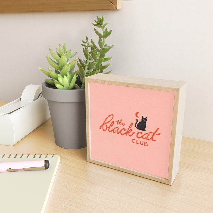 Black Cat Club Mini Art Print Gallery Image 2