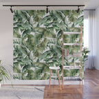 Tropical Banana Leaf Botanical Wall Mural Gallery Image 1