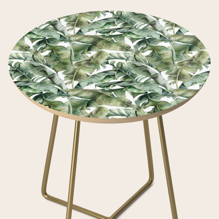 Tropical Banana Leaf Botanical Side Table Gallery Image 2