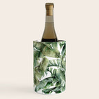 Tropical Banana Leaf Botanical Wine Chiller Gallery Image 1