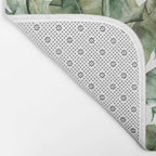 Tropical Banana Leaf Botanical Bath Mat Gallery Image 2