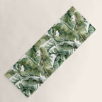 Tropical Banana Leaf Botanical Yoga Mat Gallery Image 1