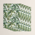 Tropical Banana Leaf Botanical Wrapping Paper Gallery Image 3