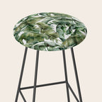 Tropical Banana Leaf Botanical Stool Gallery Image 2
