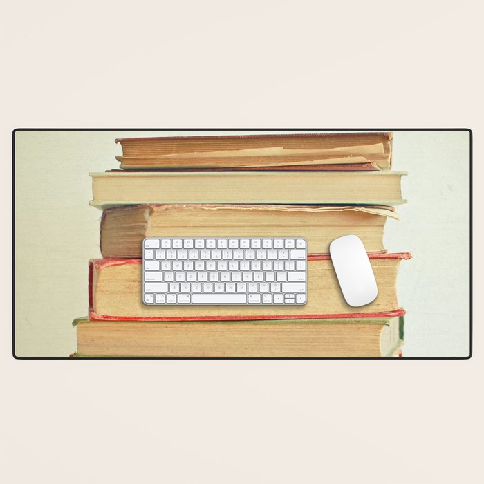 Stack of Books Desk Mat Gallery Image 1