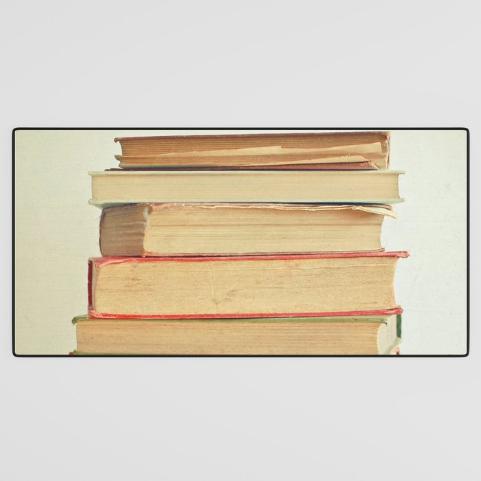 Stack of Books Desk Mat Gallery Image 3