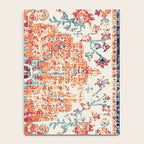 Antique Oriental Persian Burnt Orange & Aqua Notebook Gallery Image 4