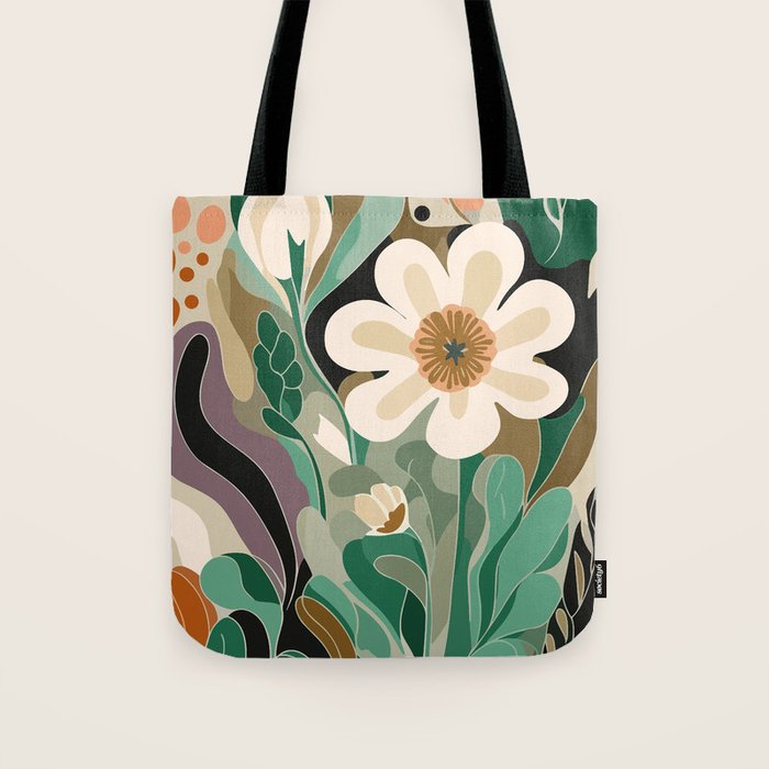 Seattle Flower Market Print Tote Bag Gallery Image 1