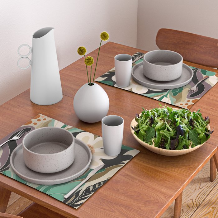 Seattle Flower Market Print Placemat Gallery Image 2