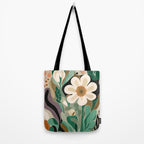 Seattle Flower Market Print Tote Bag Gallery Image 2