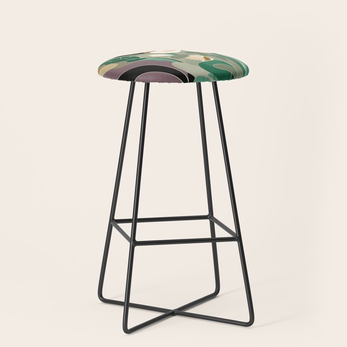 Seattle Flower Market Print Stool Gallery Image 1