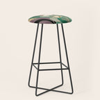 Seattle Flower Market Print Stool Gallery Image 1