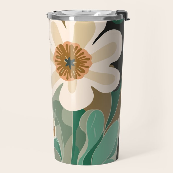 Seattle Flower Market Print Travel Mug Gallery Image 2