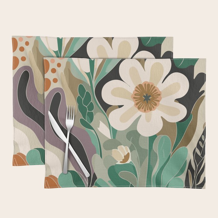 Seattle Flower Market Print Placemat Gallery Image 1