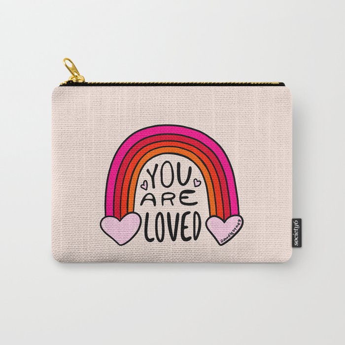You Are Loved Carry All Pouch Gallery Image 1