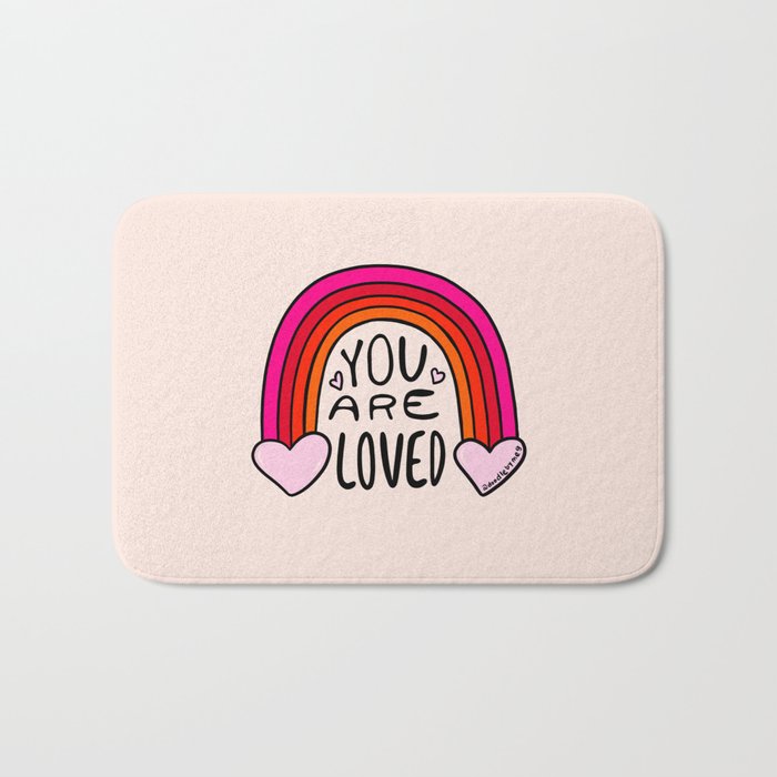 You Are Loved Bath Mat Gallery Image 1