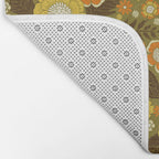 1970s Retro/Vintage Floral Pattern Bath Mat Gallery Image 2