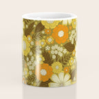 1970s Retro/Vintage Floral Pattern Coffee Mug Gallery Image 4