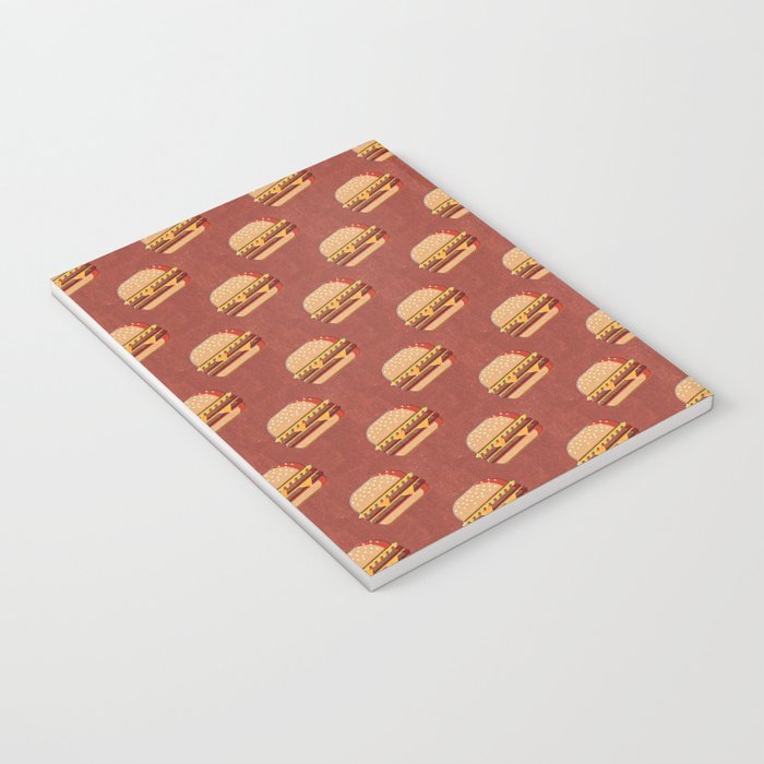 FAST FOOD / Burger - pattern Notebook Gallery Image 3