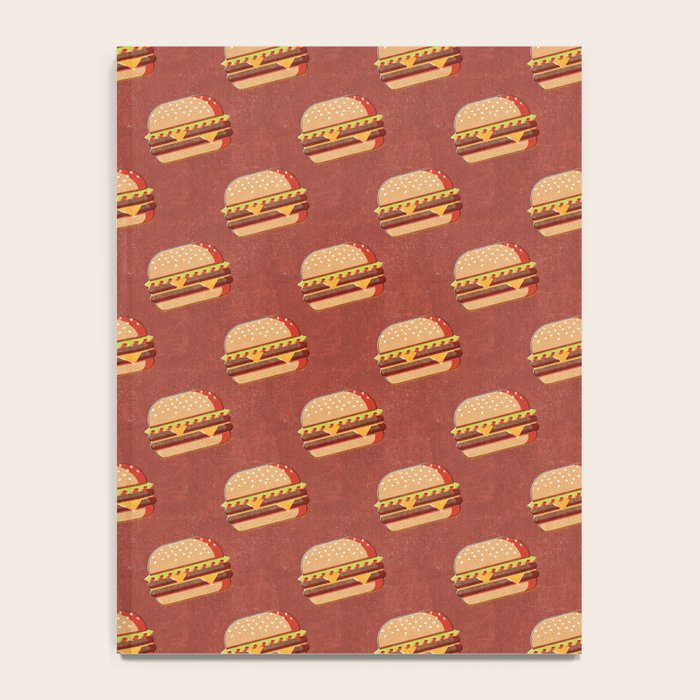 FAST FOOD / Burger - pattern Notebook Gallery Image 4