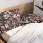Animals and Floral Pattern Pillow Sham Gallery Image 2