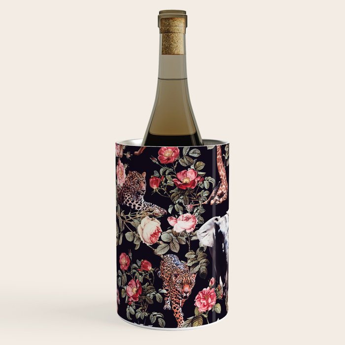 Animals and Floral Pattern Wine Chiller Gallery Image 3
