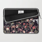 Animals and Floral Pattern Laptop Sleeve Gallery Image 2
