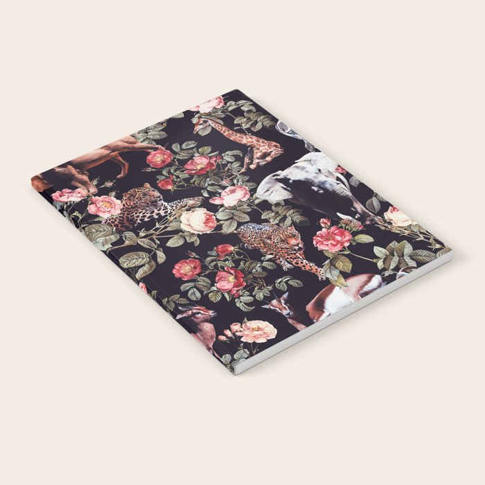 Animals and Floral Pattern Notebook Gallery Image 2