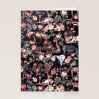 Animals and Floral Pattern Stationery Card Gallery Image 2