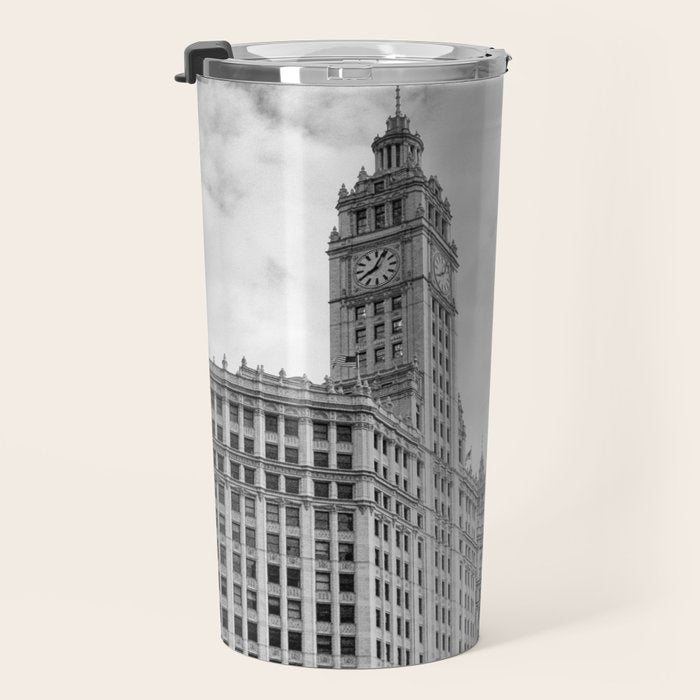 Chicago Iconic Wrigley Building Travel Mug Gallery Image 3