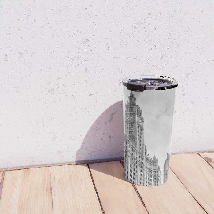 Chicago Iconic Wrigley Building Travel Mug Gallery Image 4