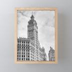 Chicago Iconic Wrigley Building Mini Art Print Gallery Image 1