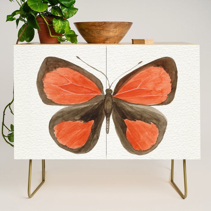 Butterfly - Euselasia erythraea Credenza Gallery Image 1